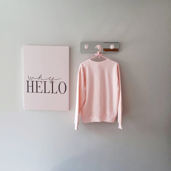 NWT U.S. Vintage blush pink “Dog Mom” sweatshirt, S - Picture 5 of 9